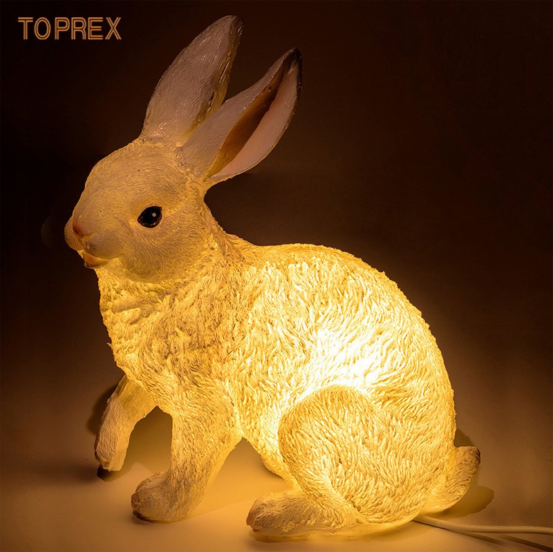Luzes LED decorativas do Coelho da Páscoa Toprex, luzes fofas para decoração de feriados e primavera