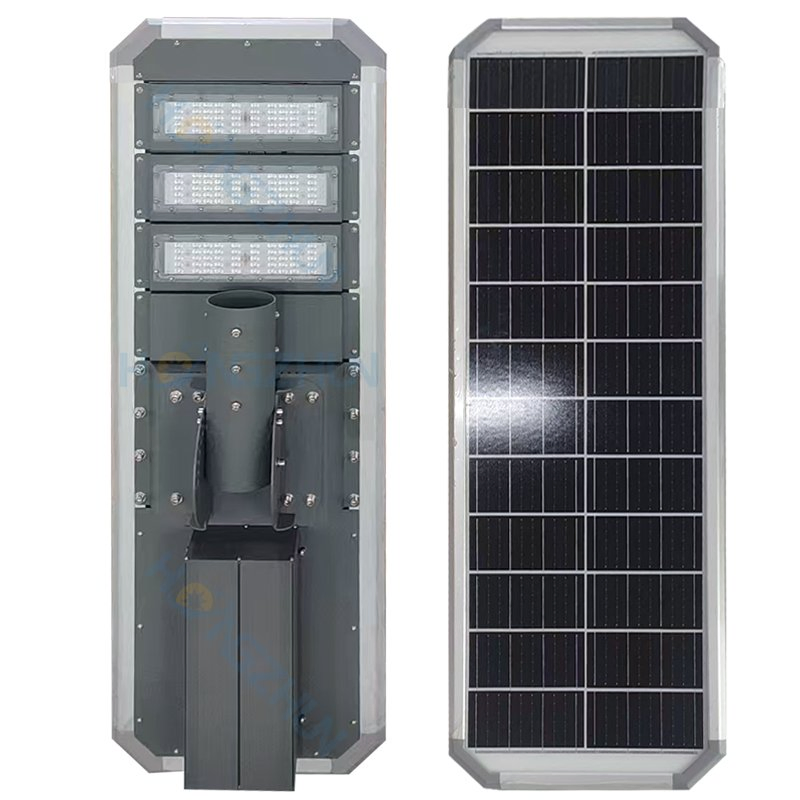 Novo Design 150W 200W 300W 350W Luz de Rua Solar LED Tudo em Um IP65 para Projetos de Engenharia