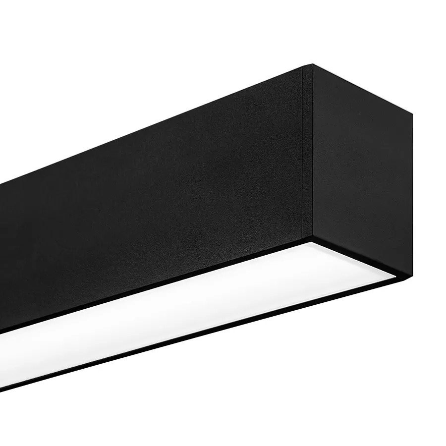 Luz Linear LED Suspensa em Alumínio para Interior 50X75mm Luminária Retangular