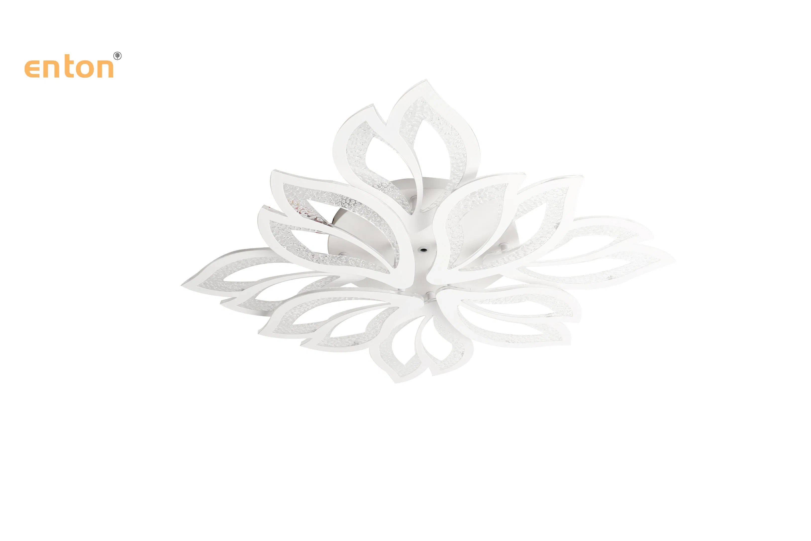 Stylish Metal Petal Ceiling Light Featuring Multiple LED Heads