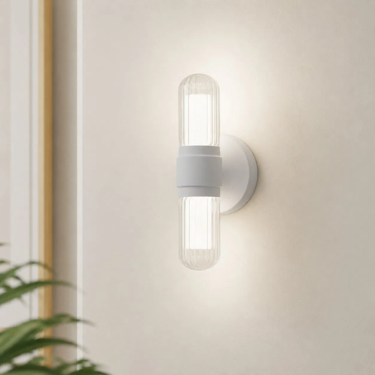 Luz Decorativa de Cabeça Dupla para Interior 5W 10W Iluminação LED à Prova d'Água para Luz de Parede