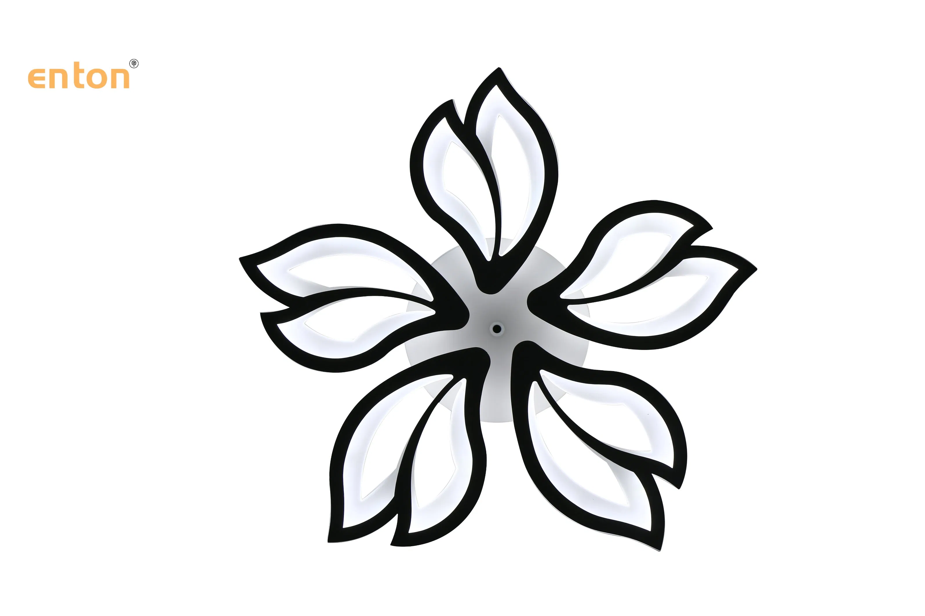 Stylish Metal Petal Ceiling Light Featuring Multiple LED Heads