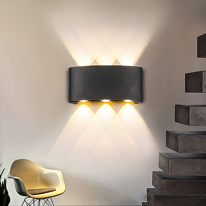 IP65 Interior moderno exterior montagem na parede Acessórios exteriores extravagantes exteriores Aplique à prova de água/candeeiros de parede para exterior/aplique LED