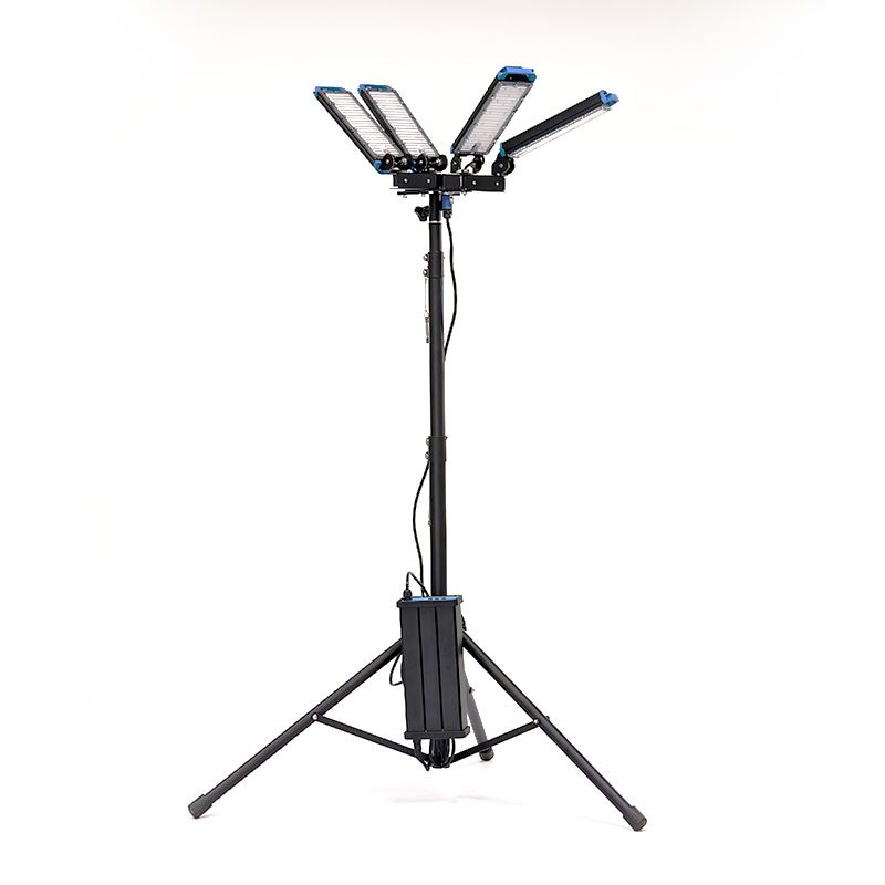 Luz de Tripé LED Conssin Industrial Trabalho Balão Iluminação À Prova D'Água Telescópica Portátil Torre de Luz Móvel
