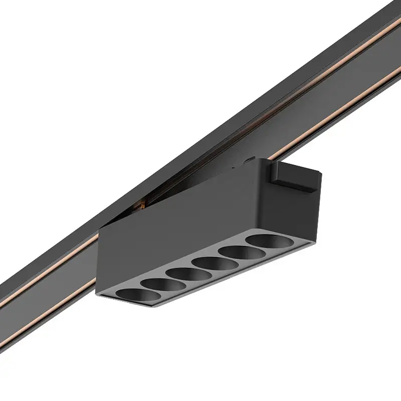 Lustre LED dimmável inteligente de economia de energia com iluminação personalizada, luz de embutir e luz de trilho magnético