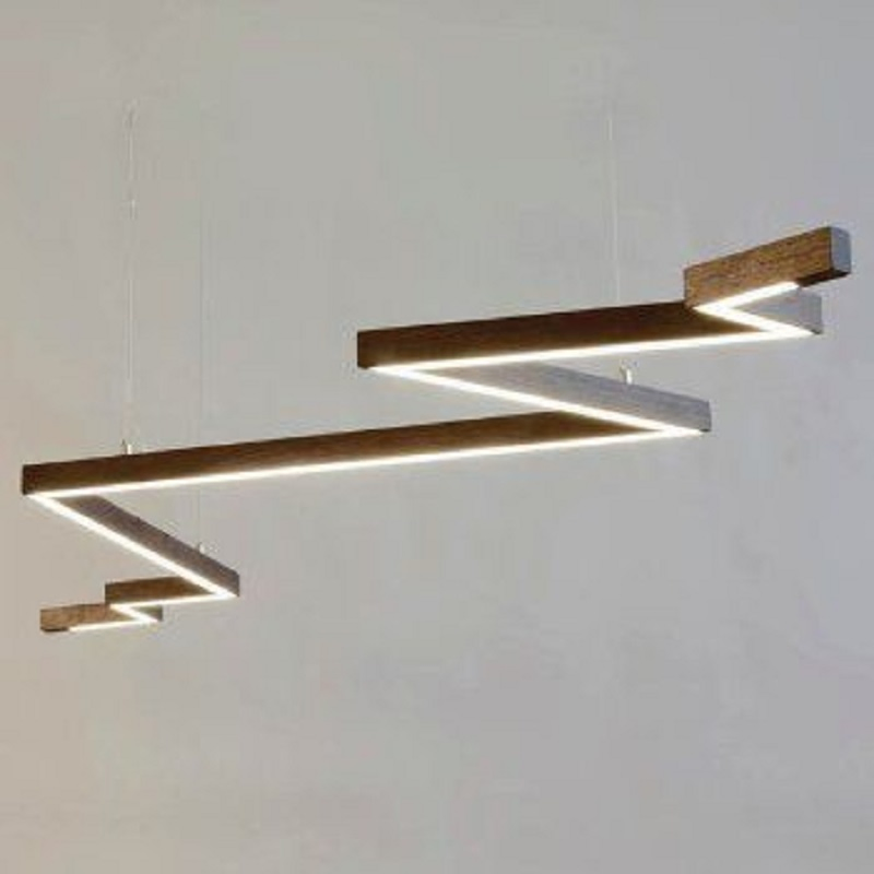 Iluminação de Tubo LED Flexível Pendante Linear Conectável para Escritório