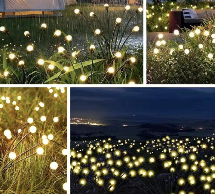 Luzes de Fada LED Brancas Quentes para Decoração de Natal ao Ar Livre e à Prova d'Água no Jardim Plaza