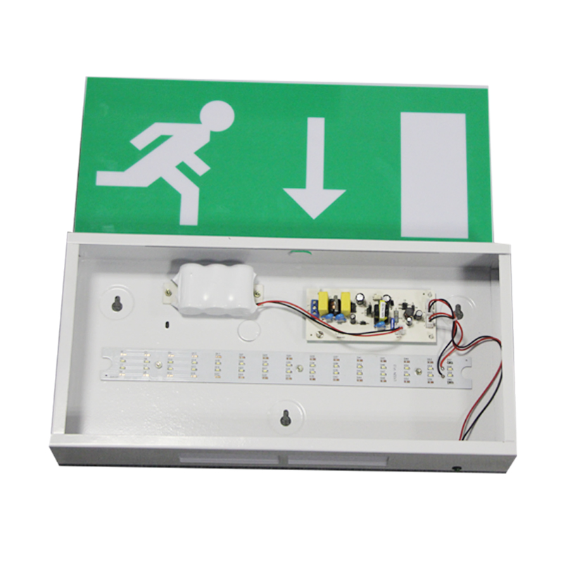 Placa de Sinalização de Saída de Emergência de Longa Duração 5 PCS SMD 5730 LED SMD Bateria Ni-CD 3.6V/1.0ah Caixa de Aço Placa de Saída