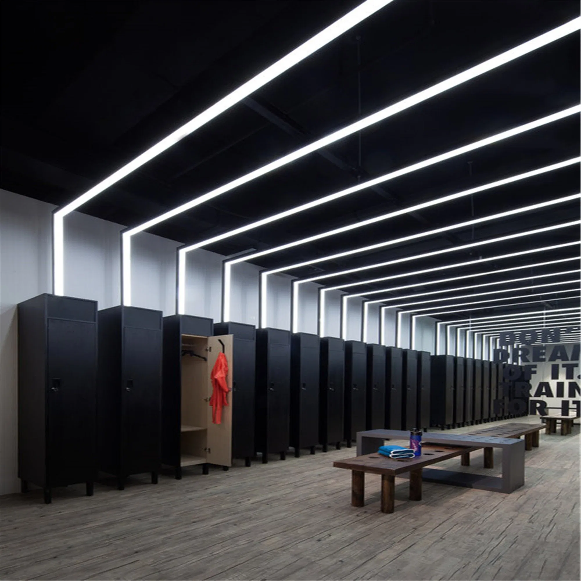 Luminária Linear LED Slim para Supermercados e Escritórios