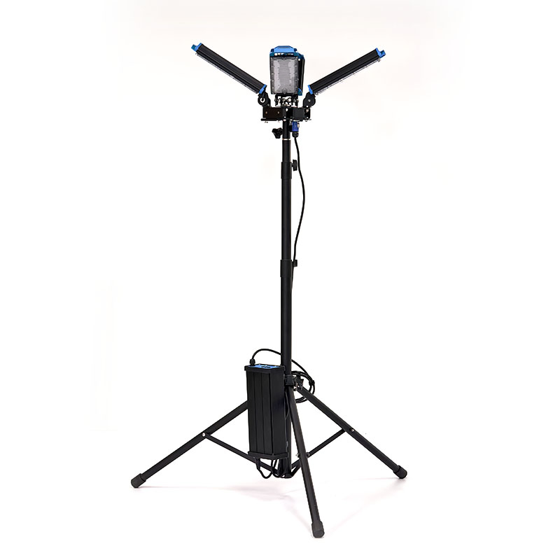 Luz de Tripé LED Conssin Industrial Trabalho Balão Iluminação À Prova D'Água Telescópica Portátil Torre de Luz Móvel