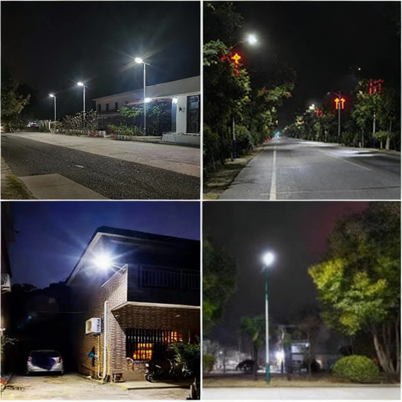Luz de Rua Solar LED Lampadaire Solar com Sensor de Radar Produtos de Iluminação 60W 80W 120W Lampada Solar para Jardim ao Ar Livre para Estradas