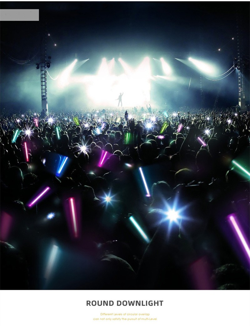 Iluminação LED T8 T5 Luz Tubular RGB Vermelha Azul Roxa Amarela Verde Luz Fluorescente Decoração de Cores Luz Recarregável