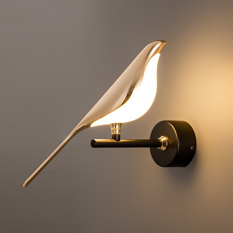 Lâmpada de parede decorativa de luxo para casa, suporte de parede, design moderno, luz de parede LED para interior, ao lado da cama