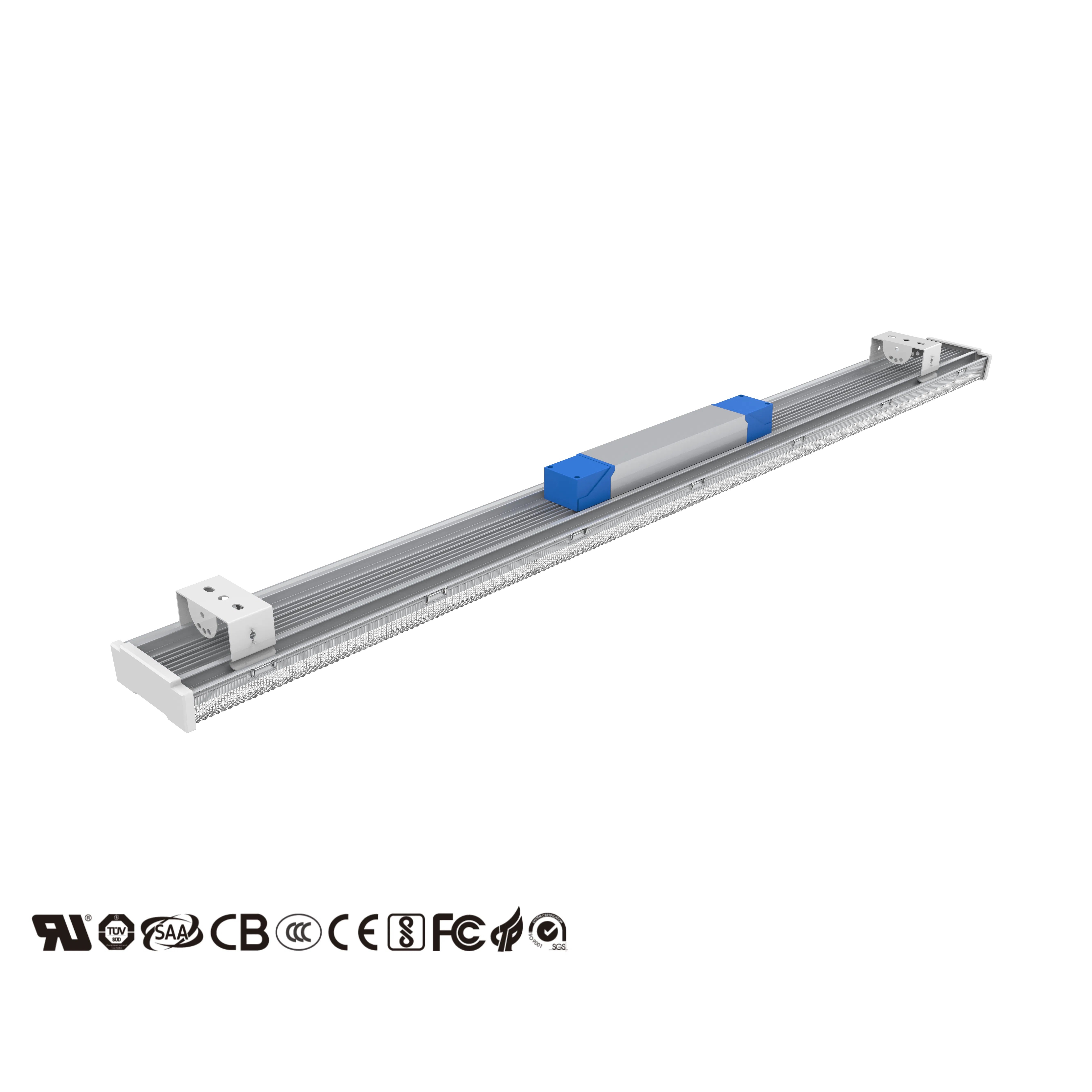 Fixture Linear LED de Alta Baía Eficiente 150W para Ambientes Industriais
