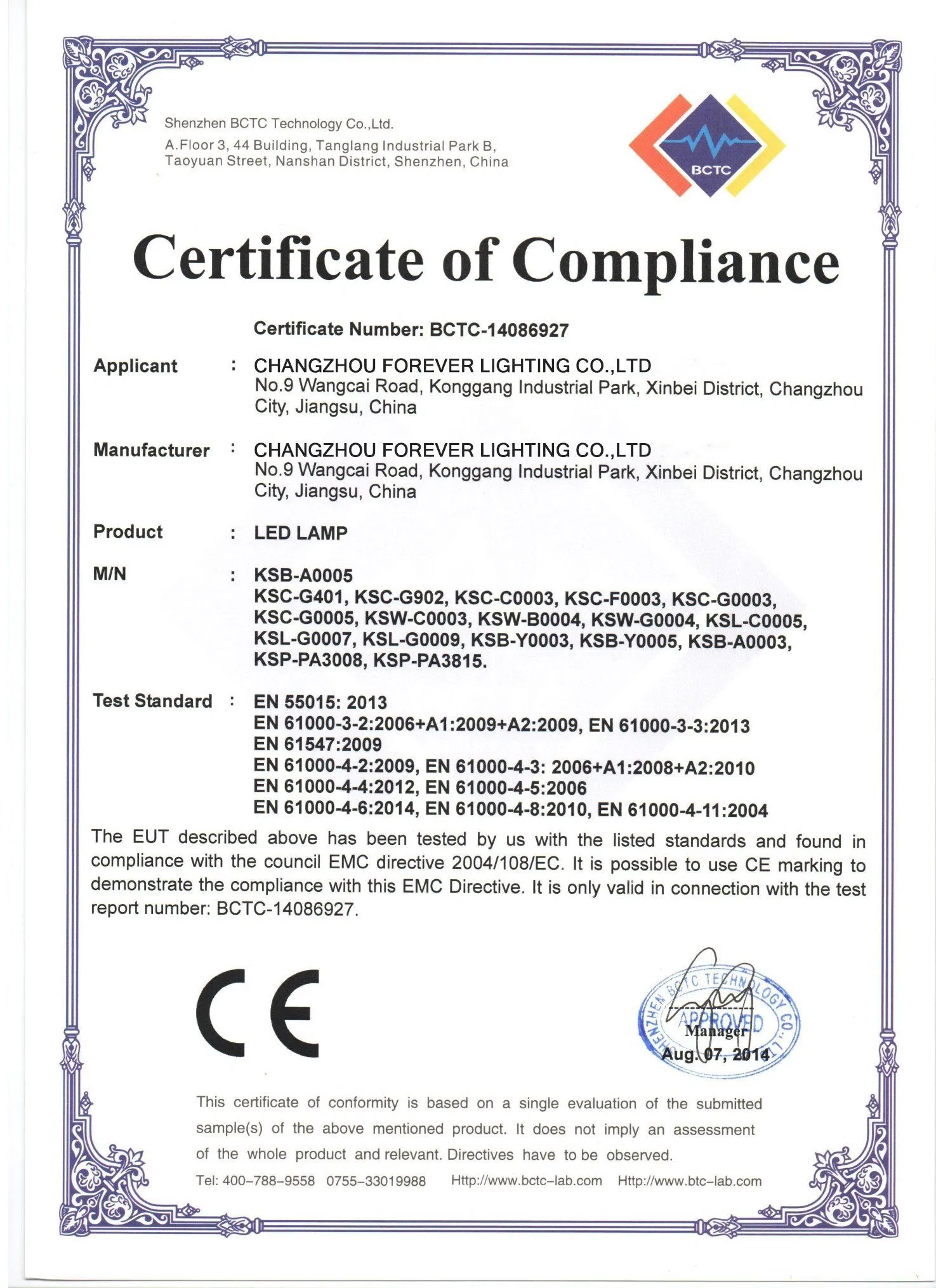 Certificação RoHS