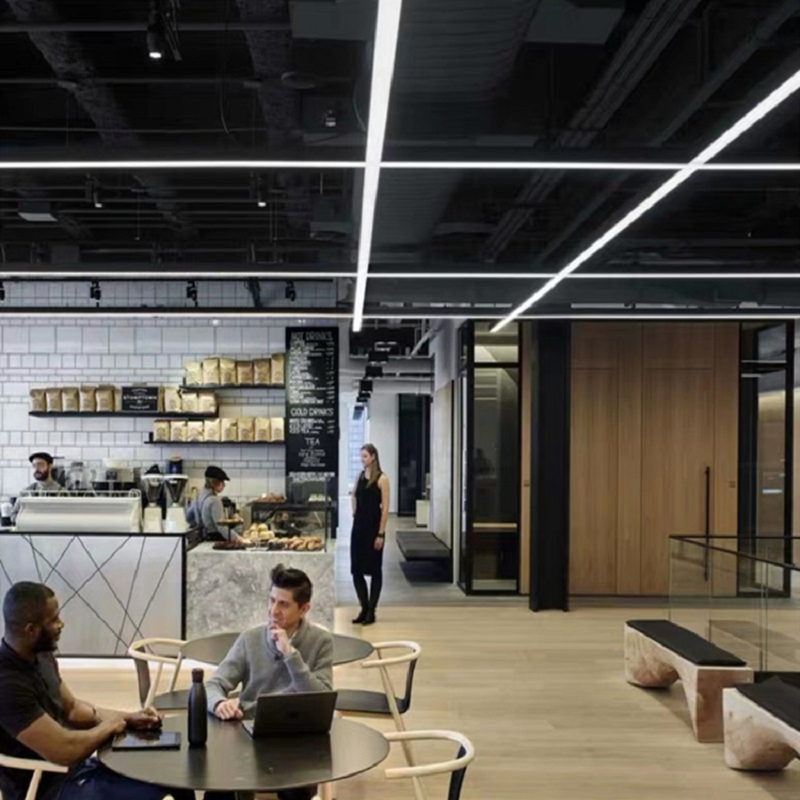 Luminária Linear LED Slim para Supermercados e Escritórios