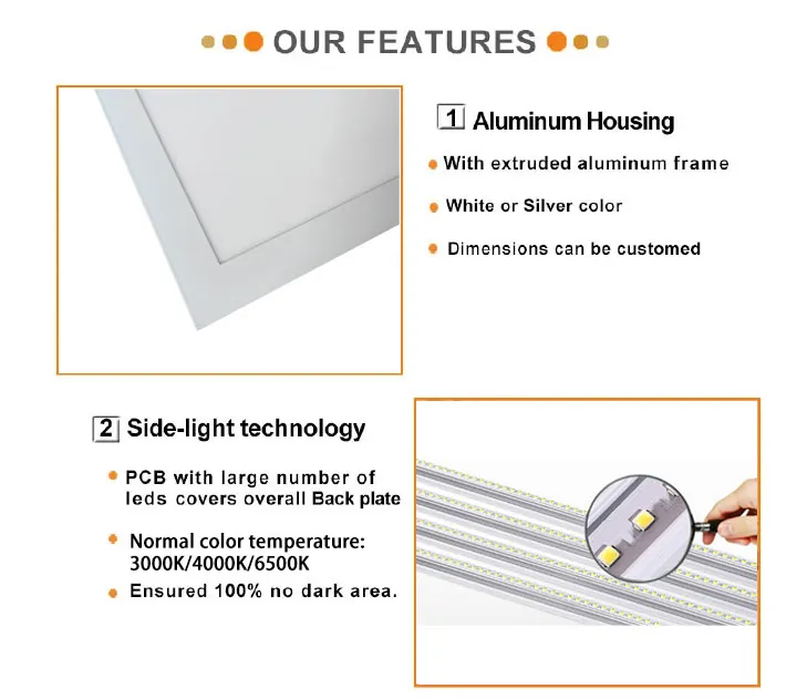 Luminária LED 620x620