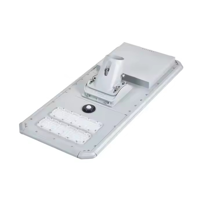 Dissipação Rápida de Calor Iluminação Externa Economia de Energia À Prova D'Água IP66 40W LED Tudo em Um Luz de Rua Solar Alumínio Fundido