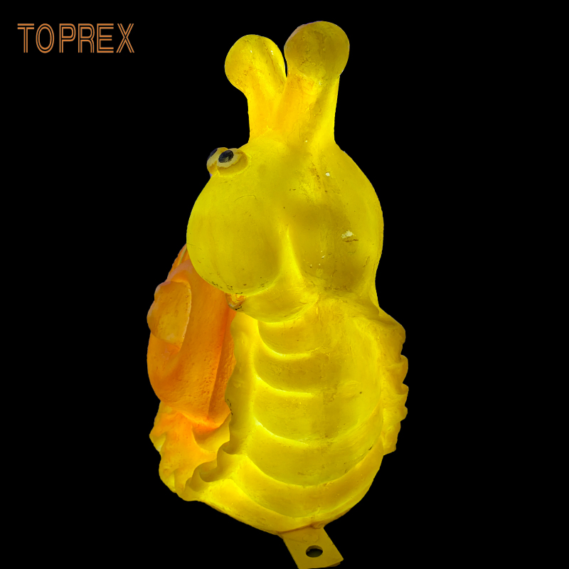 Resina Toprex Decorativa em Forma de Caracol, Decoração Estilosa para Presentes de Crianças, Decoração para Casa e Iluminação