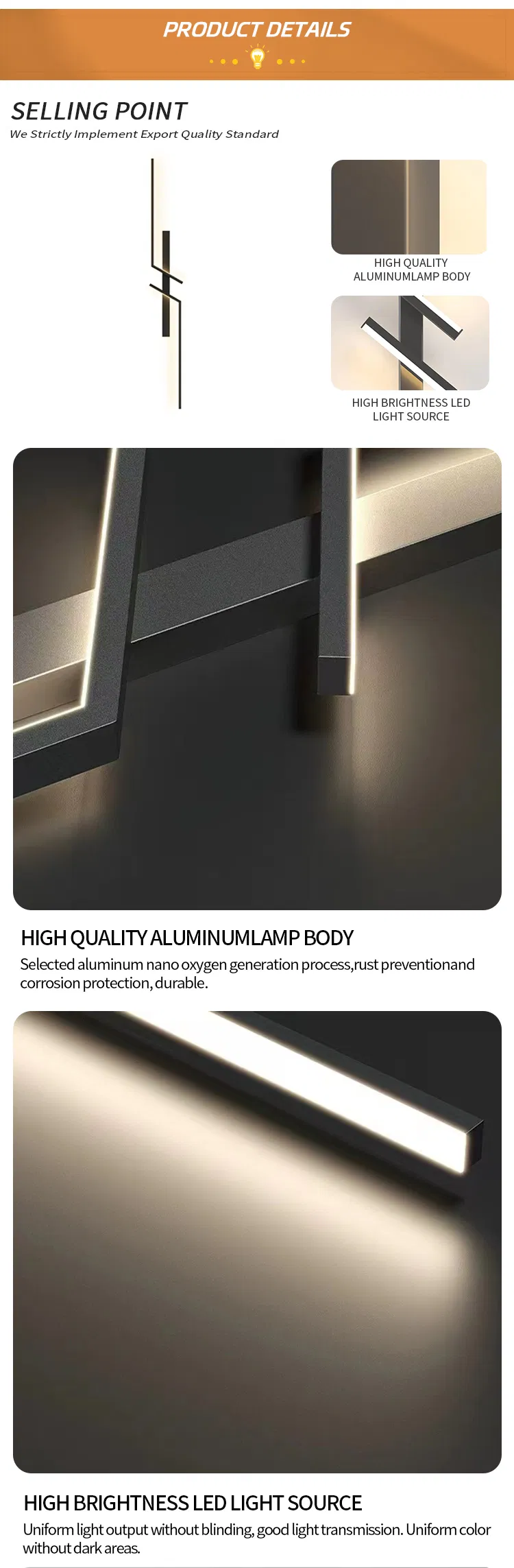 Luminária de parede LED 5