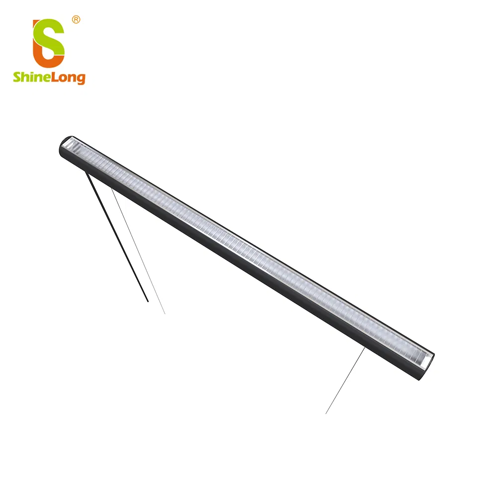 Luminária Linear LED Controlada por Sensor Inteligente para Espaços Versáteis