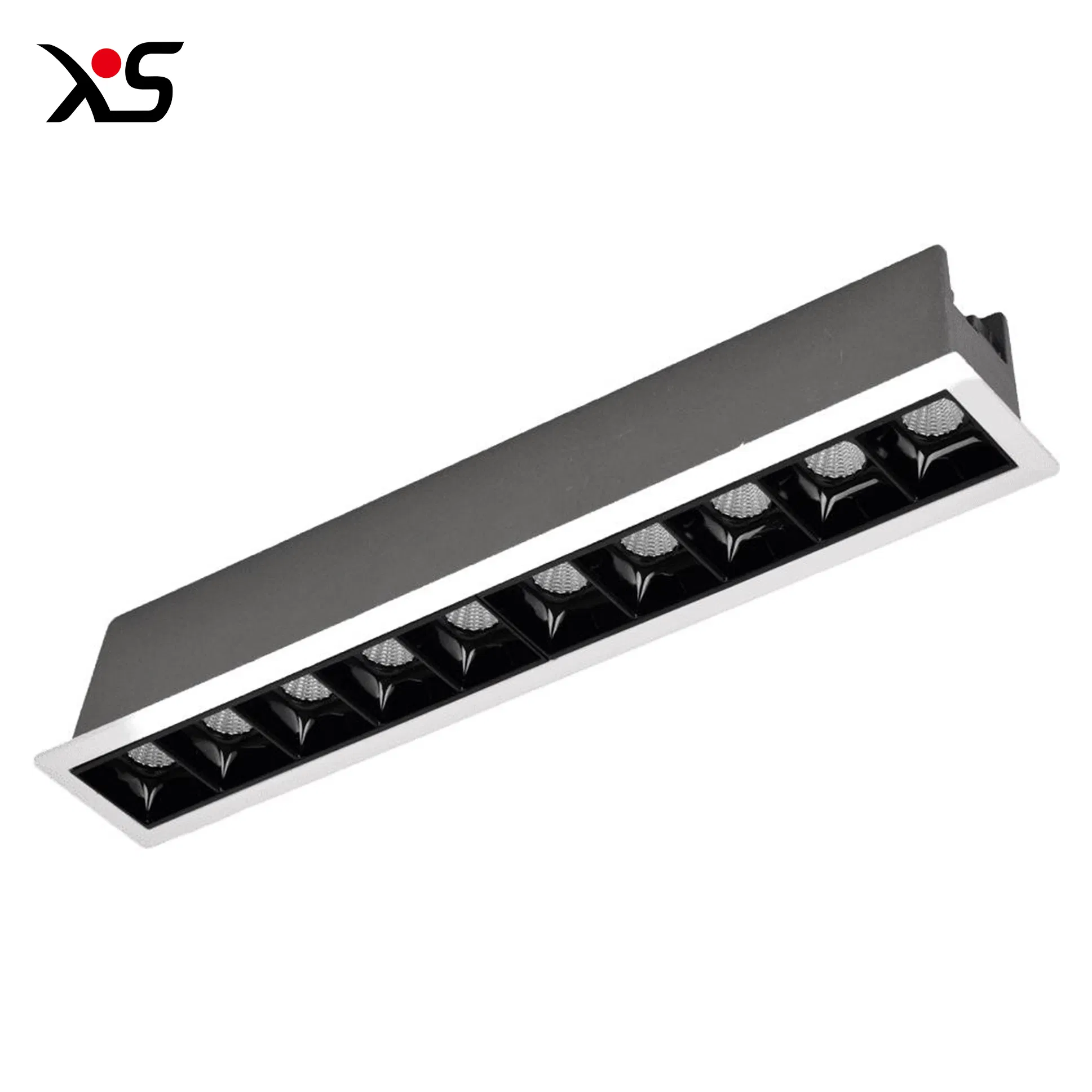 Luminária linear LED moderna e elegante para design de interiores