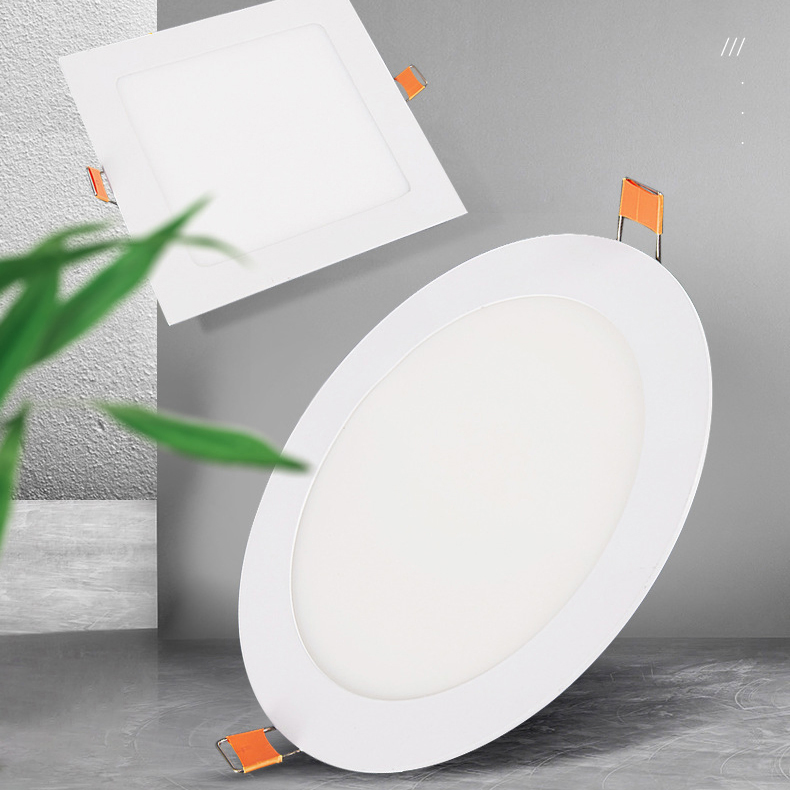 18W Luz de Painel LED Recessada Redonda para Teto Interior