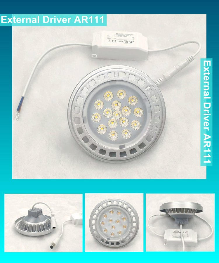 20 Ano Fábrica Gx53 AR111 Lâmpada LED Teto Interior Iluminação Escritório Comercial Residencial Fonte de Iluminação LED Bom Preço Projeto Holofote de Alumínio LVD EMC CE
