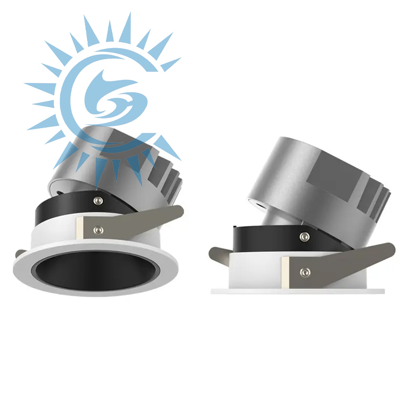 Spotlight LED Dimmável COB Anti Reflexo 5-20W de Alumínio para Iluminação Interior em Shopping, Restaurante, Espaços Comerciais