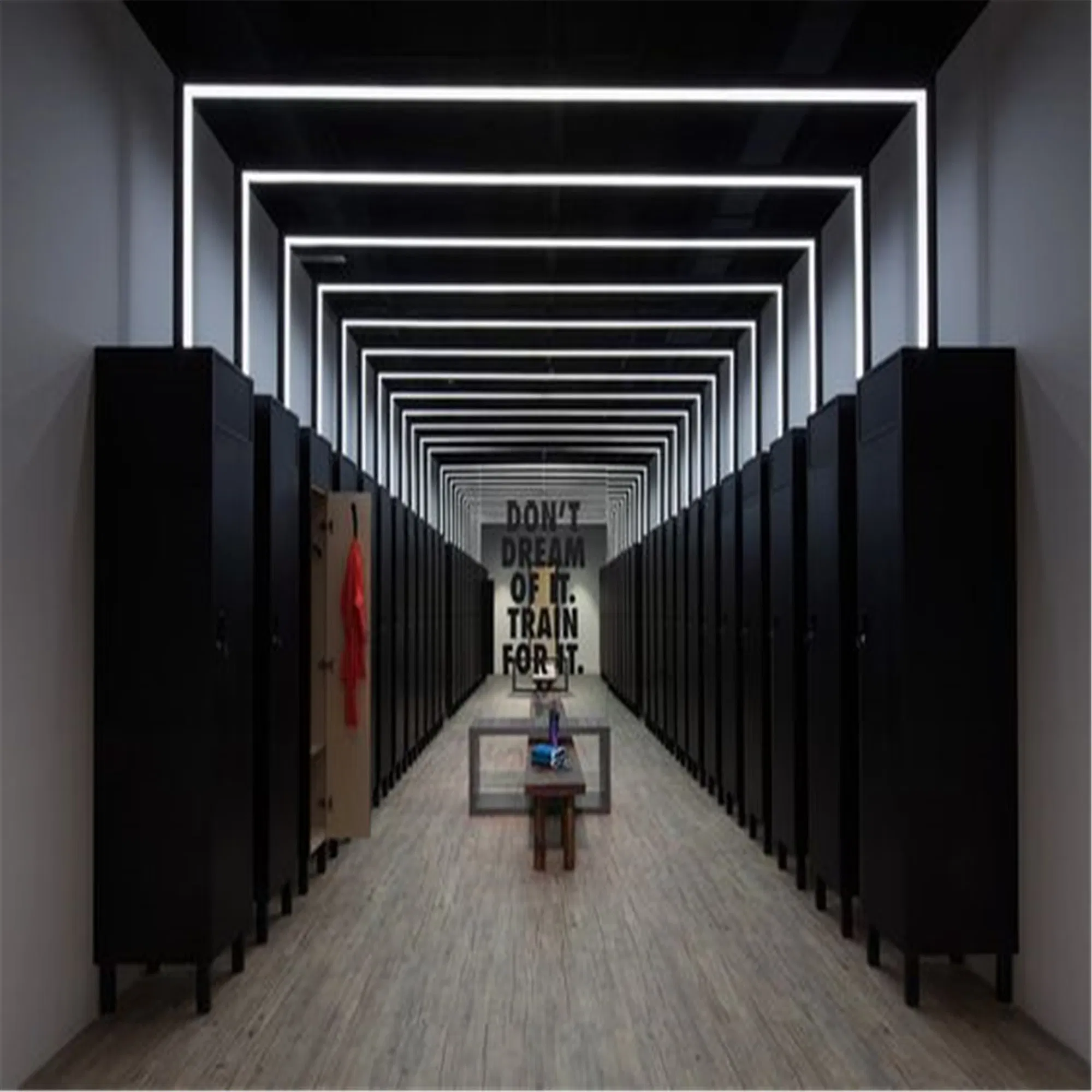 Iluminação de Tubo LED Flexível Pendante Linear Conectável para Escritório