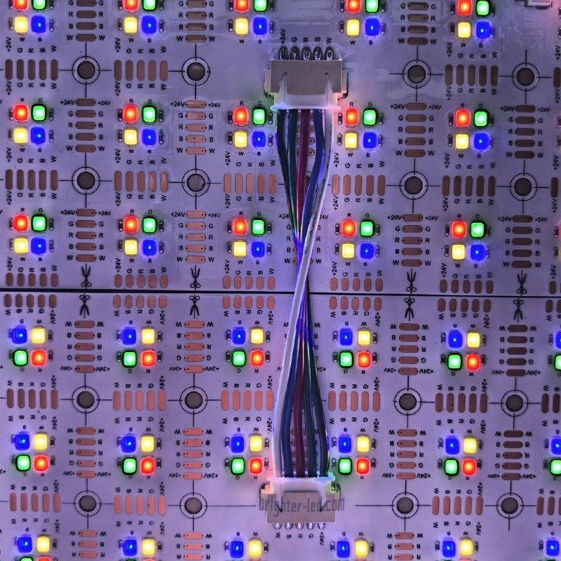 Painel LED RGBW com Mudança de Cor 480X240mm 24V Alto CRI 5 Garantia de Ano
