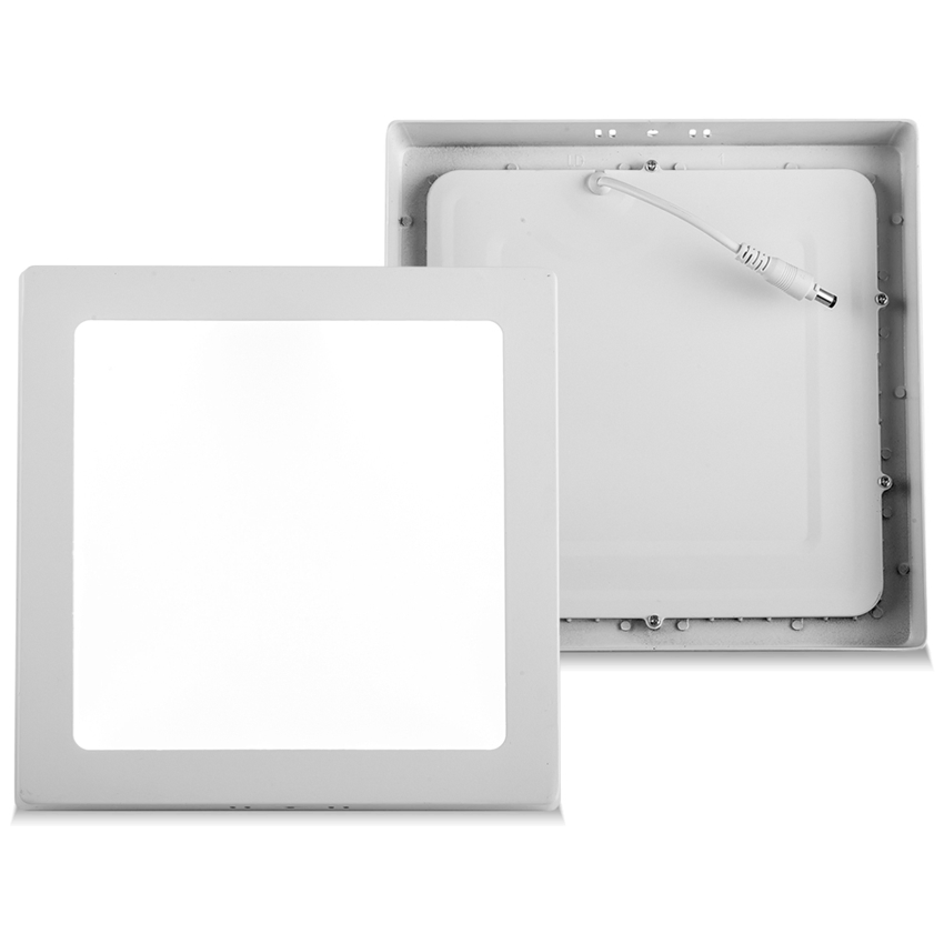 Nature Quente Fria Não Dimerizável 3W 6W 9W 18W 24W Luz de Painel LED de Teto Embutido Redonda Quadrada