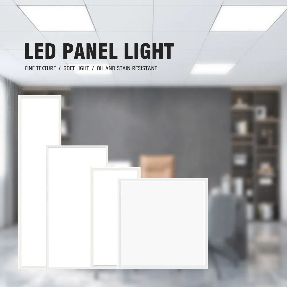Painel de Luz LED Retroiluminado Elegante 60X60cm para Interiores de Escritórios