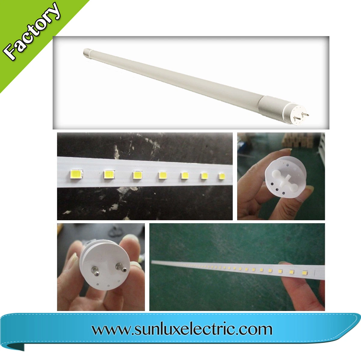 Bom Preço Alta Qualidade Luz 110lm/W 1200mm 1500mm 18W 24W T8 Lâmpada Tubular LED