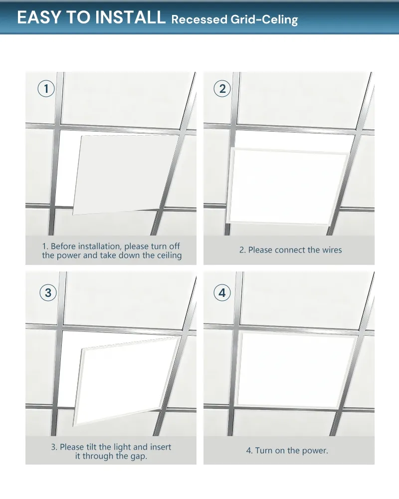 Painel LED Recessado