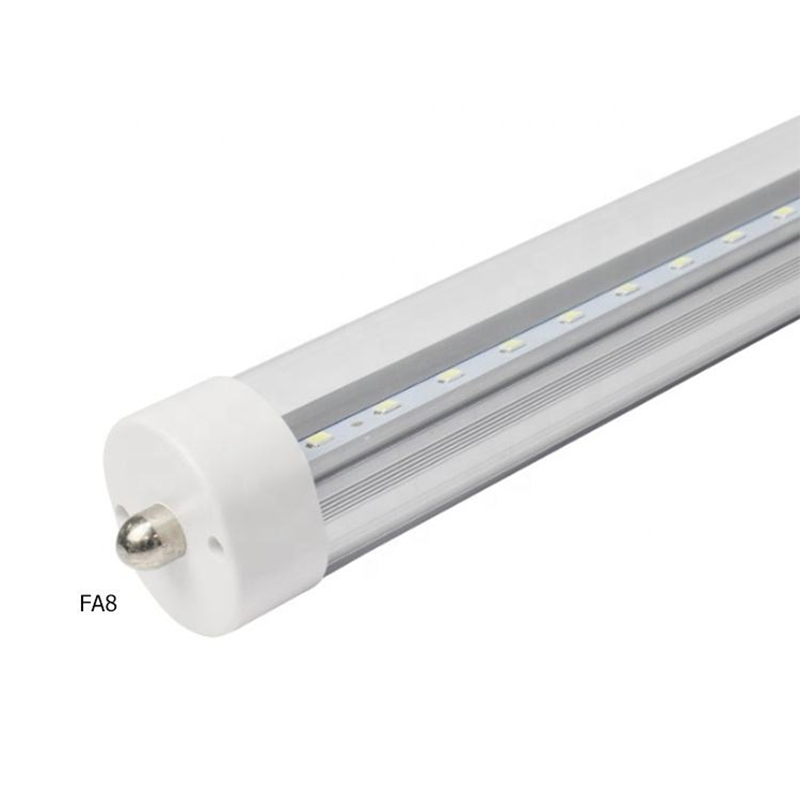 8FT T8 Luzes de Tubo LED 36W Substituição para Lâmpadas Fluorescentes de Pino Único para Supermercado