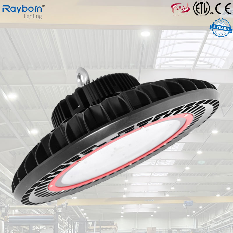 5 Anos de Garantia Iluminação de Alto Lúmen 100W 120W 150W 200W 250W Luminárias de Alta Potência LED UFO para Teto Alto