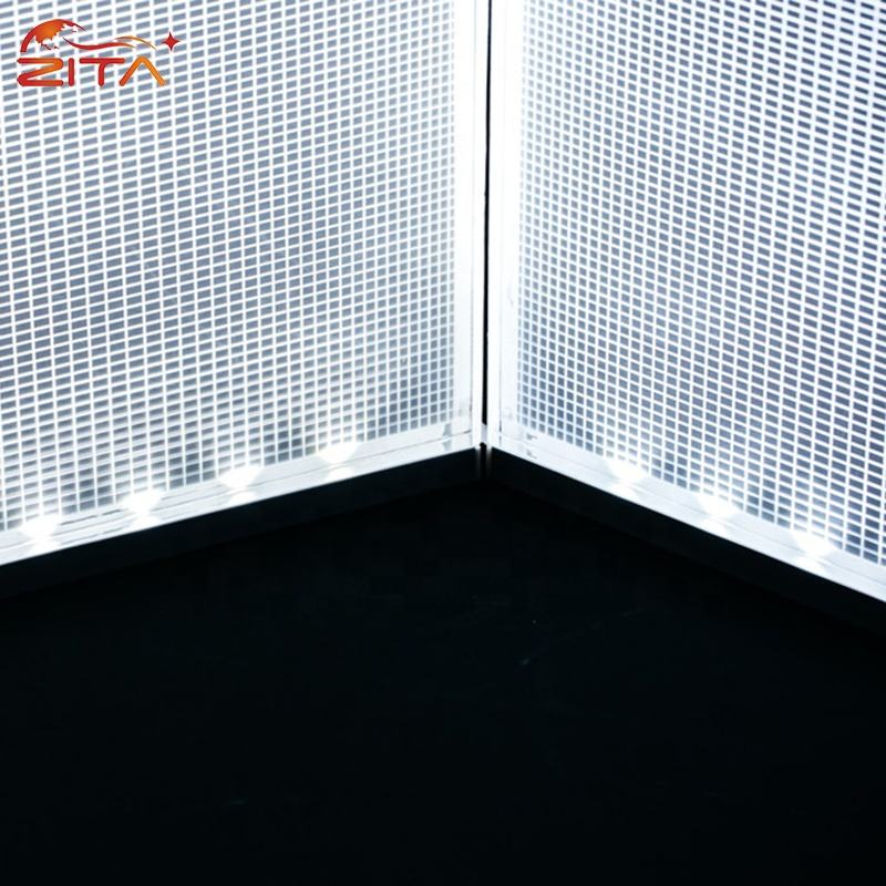 Iluminação traseira de pedra ônix painel luminoso personalizado com LED iluminado nas bordas