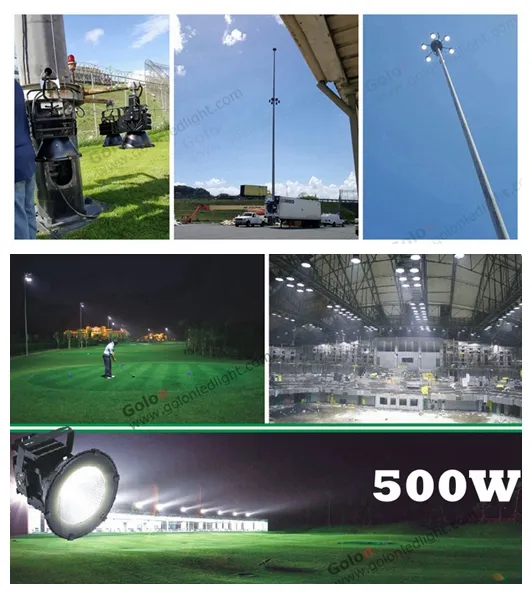 Luz de Alta Potência para Teto Alto 5 Anos de Garantia Dimerizável IP65 À Prova d'Água 500W 300W 400W Luminária LED para Teto Alto