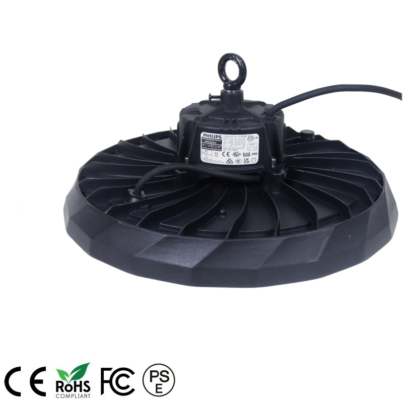 150W UFO LED Alta Baía 150lm/W Luminárias Industriais de Alta Baía