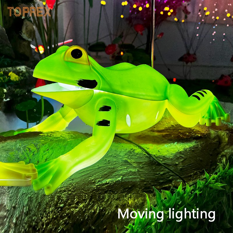 Lâmpada de Luz LED de Sapo Bonito Toprex Atacado para Jardim, Decoração de Paisagem, Exibição de Halloween, Ornamento de Decoração Externa