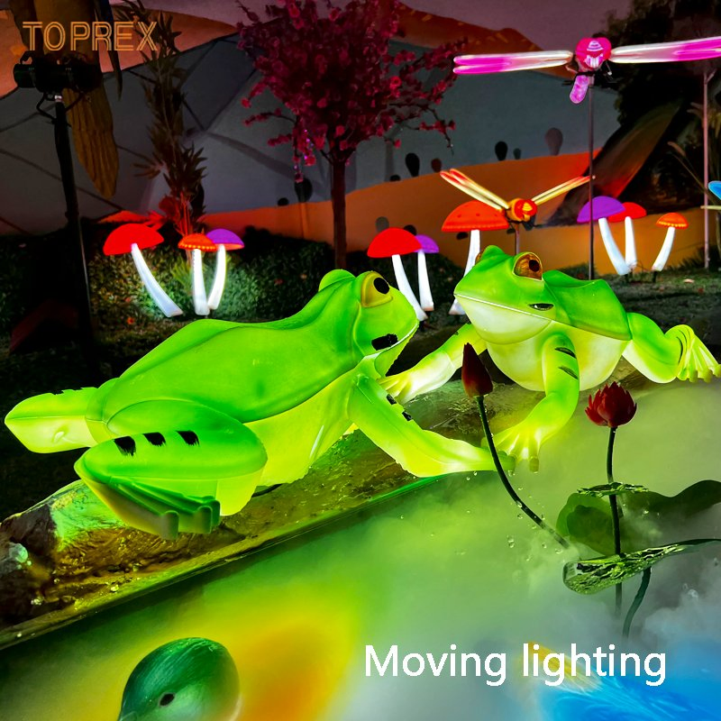 Luz de Jardim Toprex Sapo Animais LED com Luzes Noturnas Brilham no Escuro Decoração de Natal
