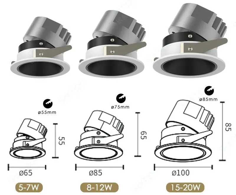 Downlight LED Alumínio