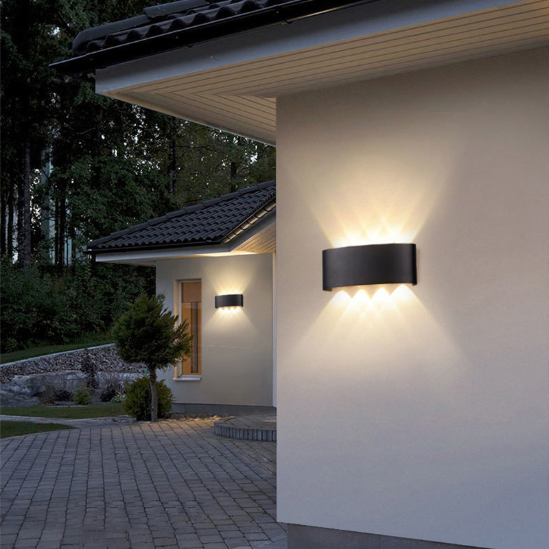 IP65 Interior moderno exterior montagem na parede Acessórios exteriores extravagantes exteriores Aplique à prova de água/candeeiros de parede para exterior/aplique LED