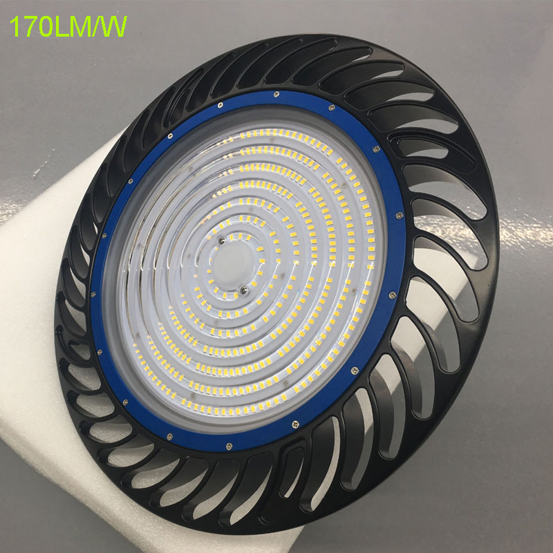 5 Anos de Garantia Iluminação de Alto Lúmen 100W 120W 150W 200W 250W Luminárias de Alta Potência LED UFO para Teto Alto