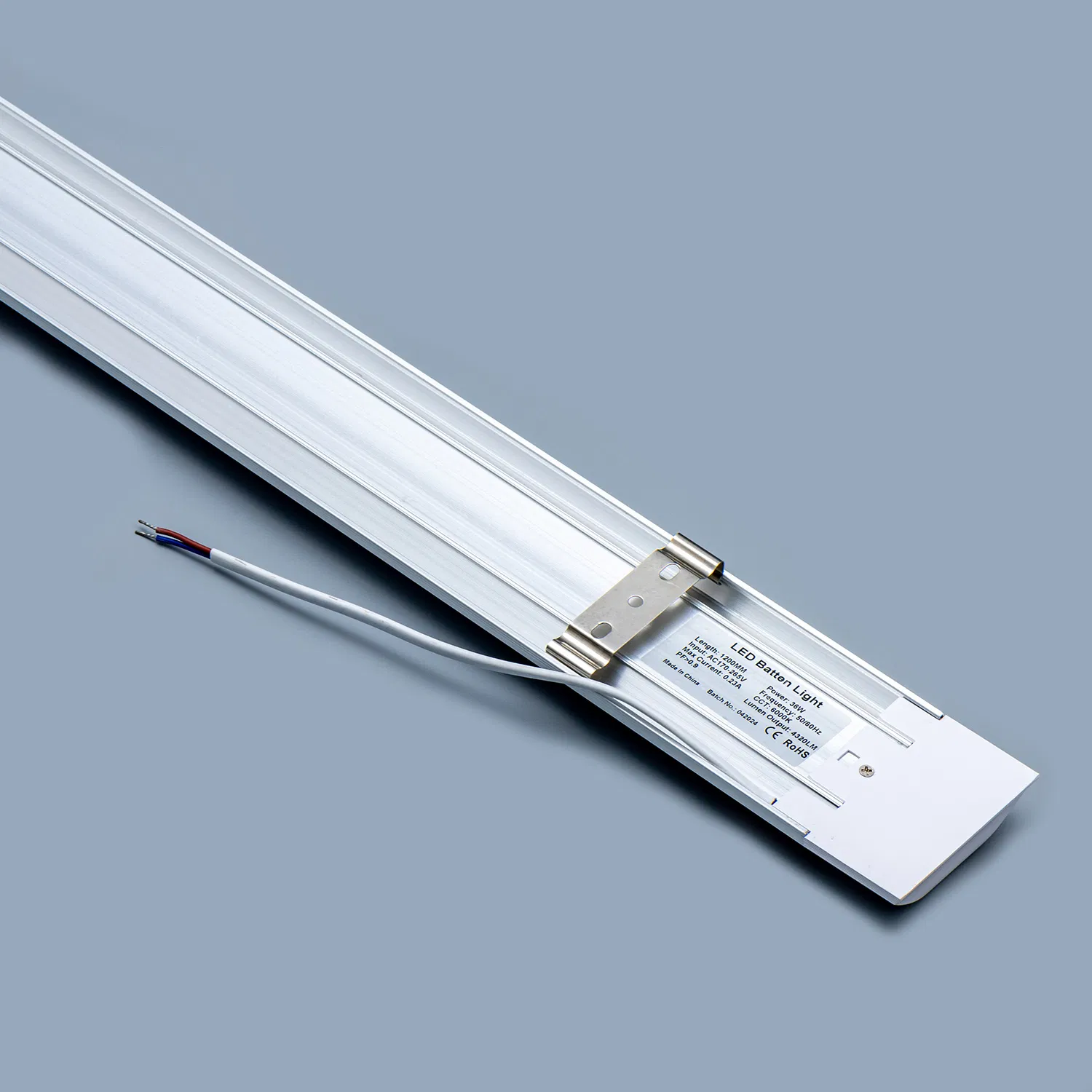 Tubo de LED Batten de Alta Brilho 4FT para Sala Limpa 2835 SMD 36W Luz LED