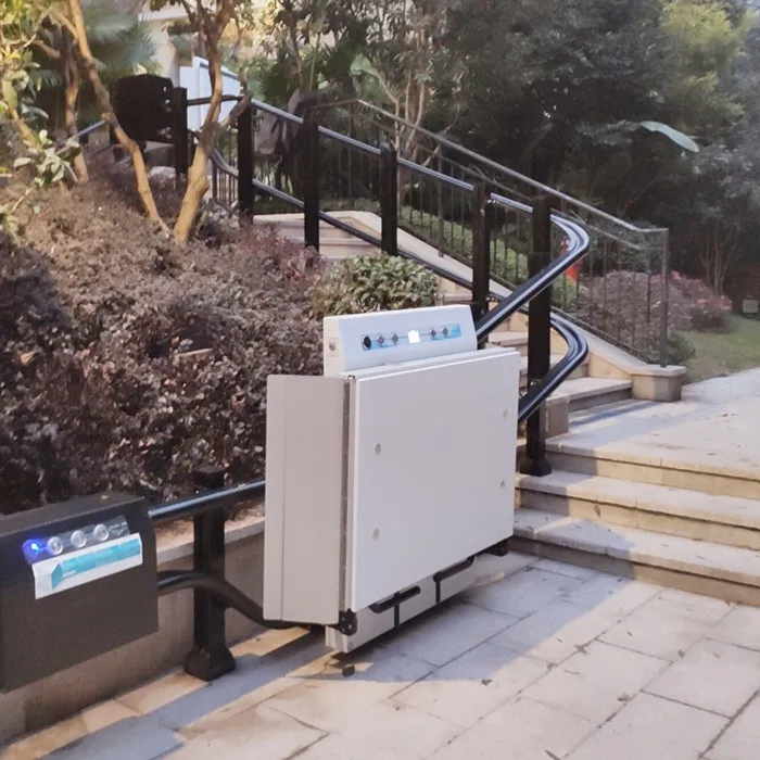 Inclined Electric Wheelchair Platform Home Stair Lift 2