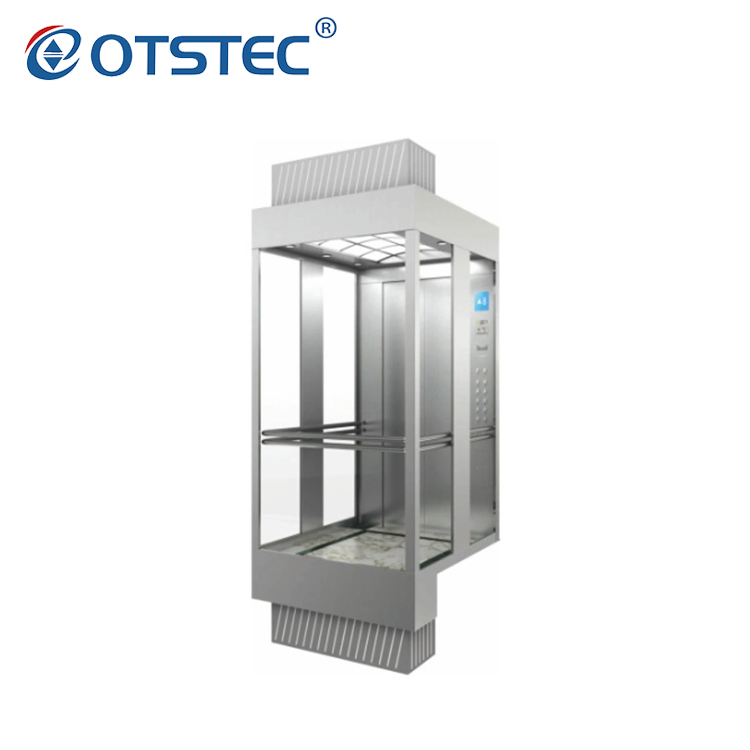 Customized Circle Type Panoramic Villa Elevator Passenger Elevator Lift