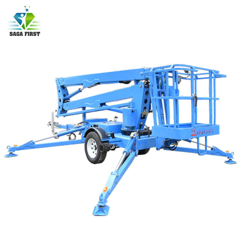 CE Certificated 10m 20m Hydraulic Lifter Articulated Towable Boom Lift