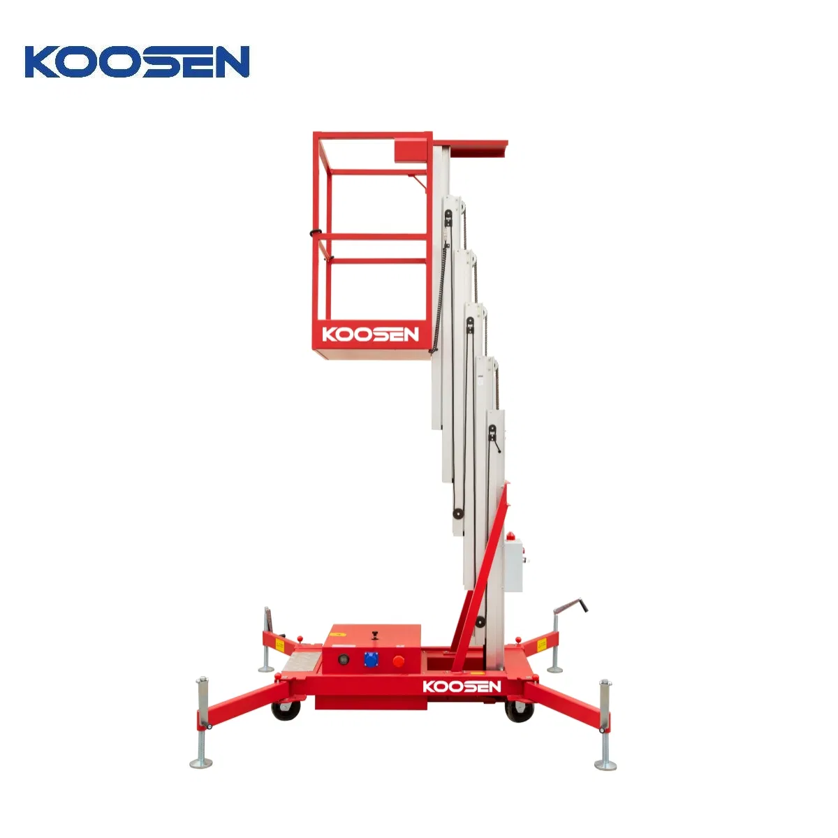 Single Masts Aluminum Alloy Aerial Lifting Platform Vertical Platform Lift